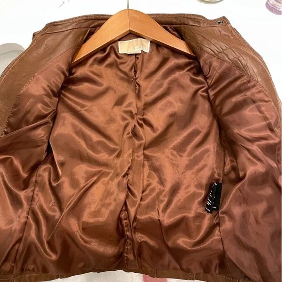 Michael Kors Genuine Leather Jacket, women’s size - XS